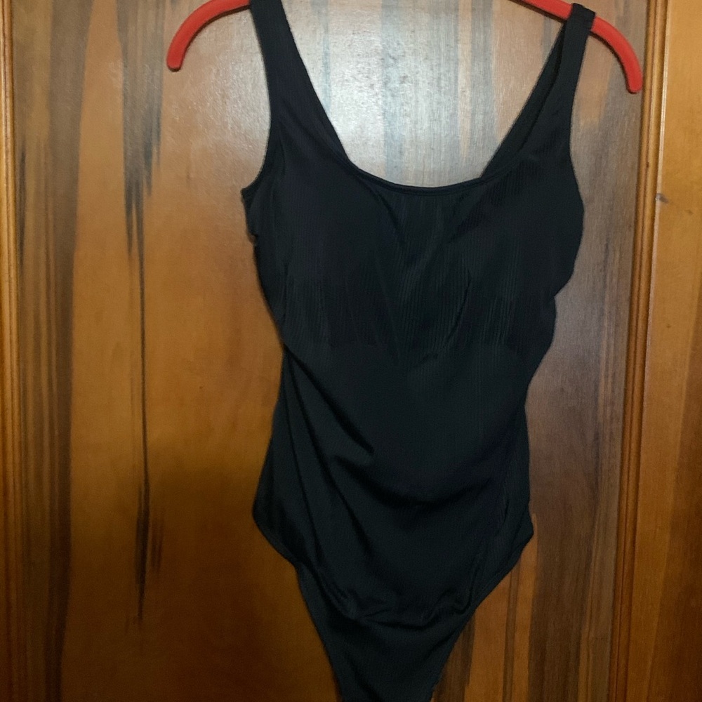 Black One-Piece Swimsuit